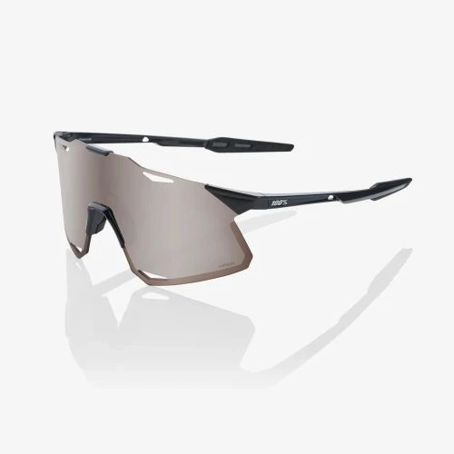 100% Hypercraft Gloss Black - Hyper Silver Mirror Lens 1 100% Hypercraft Gloss Black - Hyper Silver Mirror Lens
