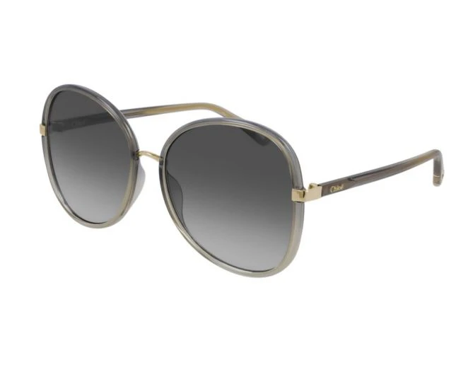 Chloé CH00030S Grey Tranparent Grey Lenses 1 Chloé CH00030S Grey Tranparent Grey Lenses