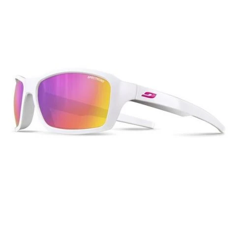 Julbo Lunette De Soleil Ado Extend 2.0 Blanc Brillant - Spectron 3 Flash Rose 1 Julbo Lunette De Soleil Ado Extend 2.0 Blanc Brillant - Spectron 3 Flash Rose