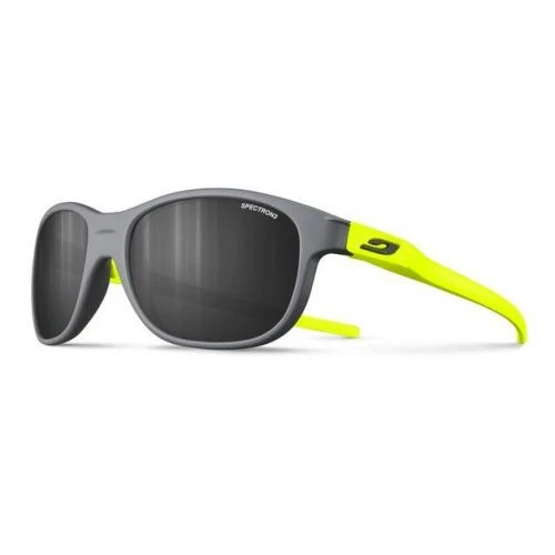 Julbo Lunette De Soleil Enfant Arcade Gris / Jaune Fluo - Spectron 3 Fume 1 Julbo Lunette De Soleil Enfant Arcade Gris / Jaune Fluo - Spectron 3 Fume