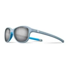 Julbo Lunette De Soleil Enfant Boomerang Gris / Bleu Clair - Spectron 3 Flash Argent