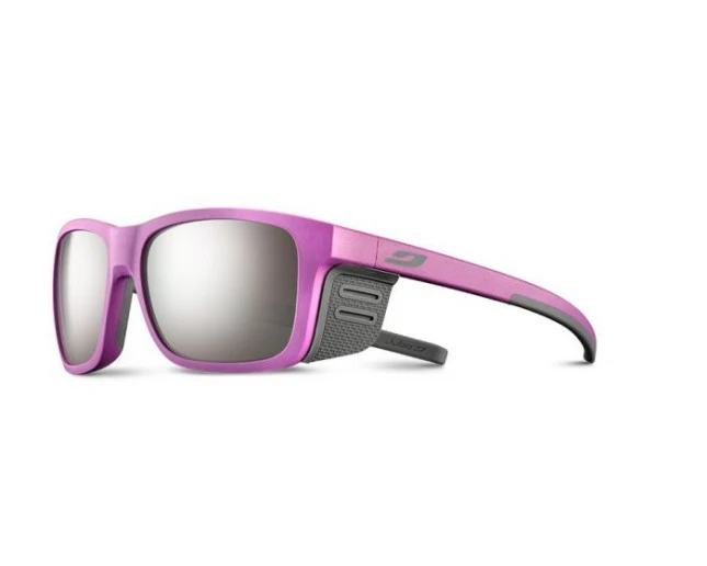Julbo Lunette De Soleil Enfant Cover Rose / Gris - Spectron 4 Baby Flash Argent