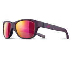 Julbo Lunette De Soleil Enfant Turn Aubergine / Rose - Spectron 3 Flash Rose