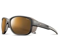 Julbo Monterosa 2.0 Noir / Marron - REACTIV High Mountain 2-4 Polarized