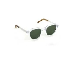 Moken Eyewear Milton Crystal Tortoise Green Polarized