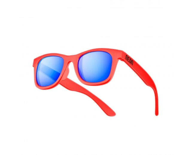 Neon Optic Lunette De Soleil Happy Red Fluo Mirror Blue 1 Neon Optic Lunette De Soleil Happy Red Fluo Mirror Blue