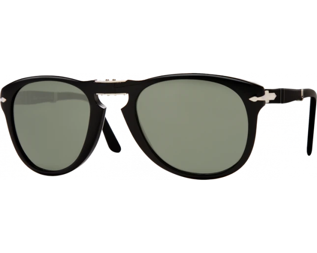 Persol 0714 Folding Black Crystal Green 1 Persol 0714 Folding Black Crystal Green