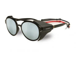 Vuarnet Kids Glacier VL1707 Noir Mat Kaki Little Brown Silver Flashed